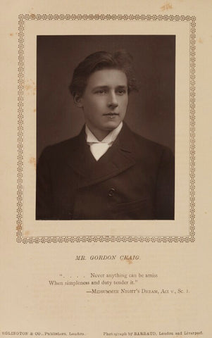 Gordon Craig NPG Ax9362