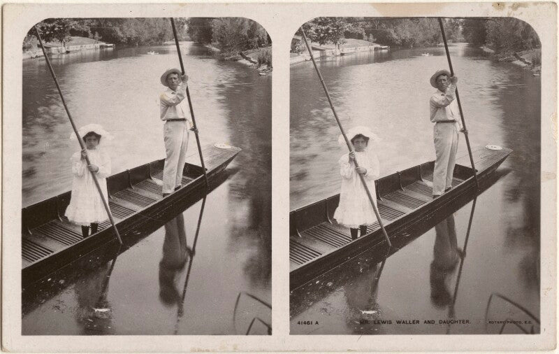 Nancy waller; lewis waller (william waller lewis) npg x196042