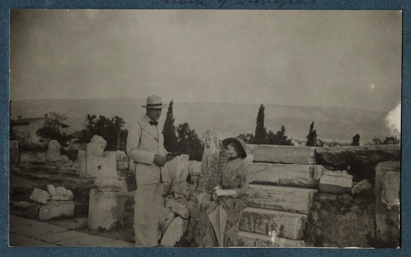 Philip edward morrell; lady ottoline morrell npg ax143612