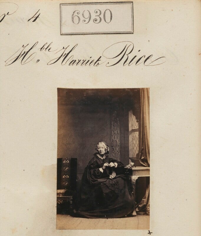 Hon. harriet lucy rice npg ax56849