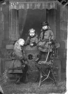 Queen Mary; Prince Francis of Teck; Prince Adolphus, Duke of Teck and Marquess of Cambridge NPG x96008