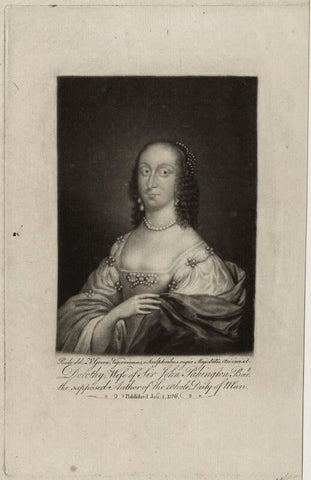 Dorothy (née Coventry), Lady Pakington NPG D30559