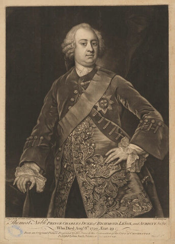 Charles Lennox, 2nd Duke of Richmond and Lennox NPG D39746