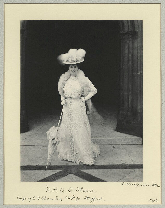 Emily white (née bursill), lady shaw npg x44959