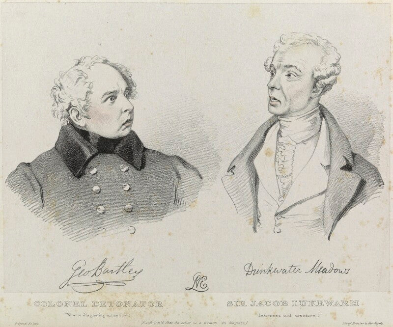 George bartley as colonel detonater and drinkwater meadows as sir jacob lukewarm npg d22107