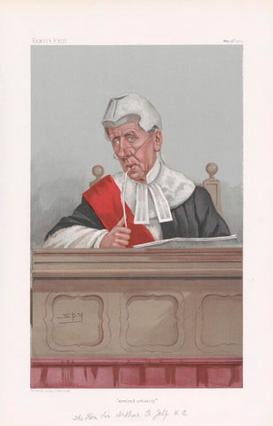 Sir Arthur Richard Jelf ('Judges. No. 62. "ermined urbanity"') NPG D45223