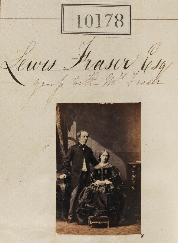 Lewis fraser; mrs faser npg ax59893