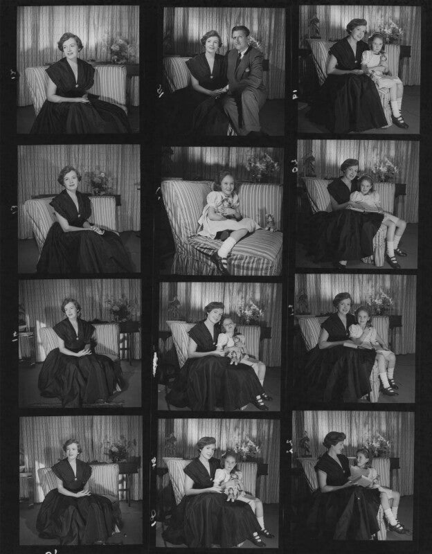 Phyllis calvert; peter murray hill; (anna) auriol lee (née murray hill) npg x195169