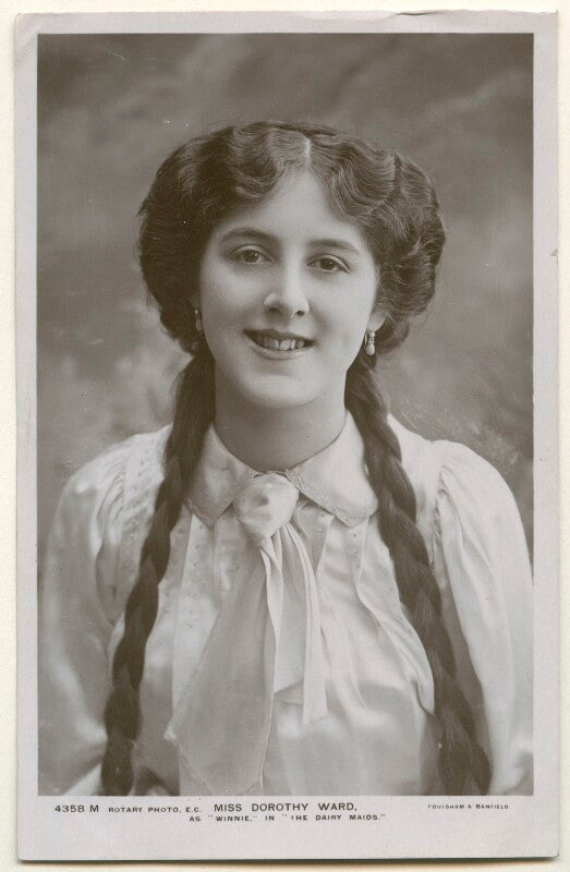 Dorothy ward as winnie in 'the dairymaids' npg ax160254