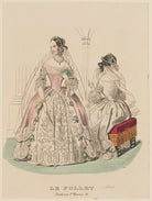 Court ball dress, May 1840 NPG D47858