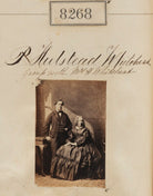 Peter Halstead Whitehead; Mrs Peter Halstead Whitehead NPG Ax58086