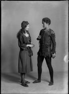 Mary Casson as Wendy; Jean Forbes-Robertson as Peter Pan in 'Peter Pan' NPG x30725