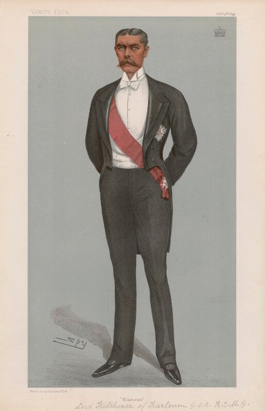 Herbert kitchener, 1st earl kitchener ('statesmen. no. 706. "khartoum."') npg d44949