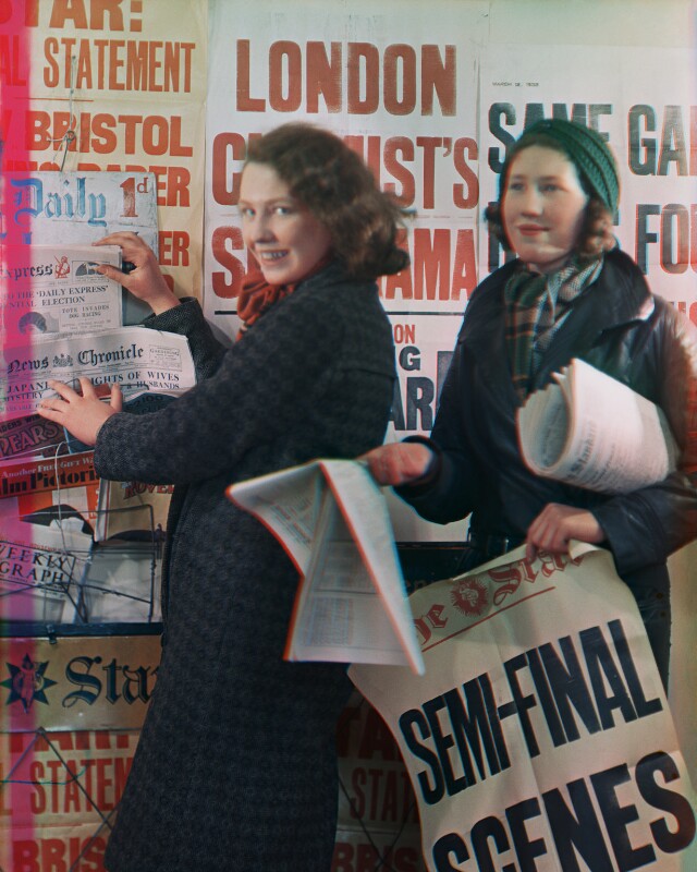 Newspaper girls, fleet street npg x220237