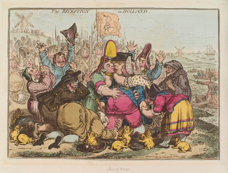 William v, prince of orange ('the reception in holland') npg d12706