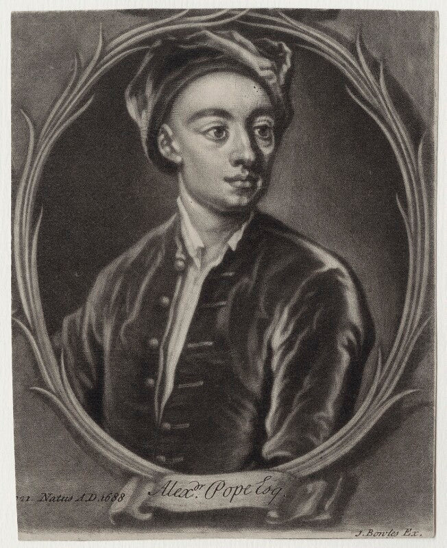 Alexander pope npg d27565