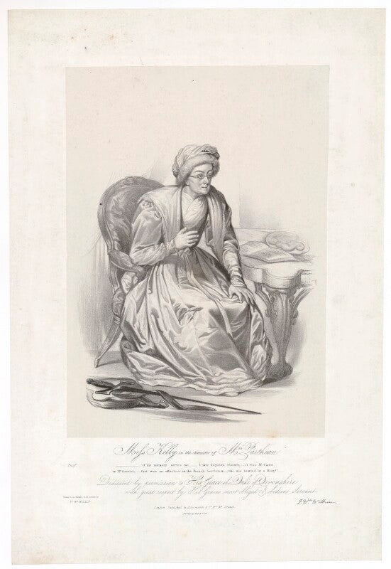 Frances ('fanny') maria kelly as mrs parthian npg d36775