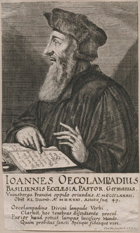 Johannes Oecolampadius NPG D48082