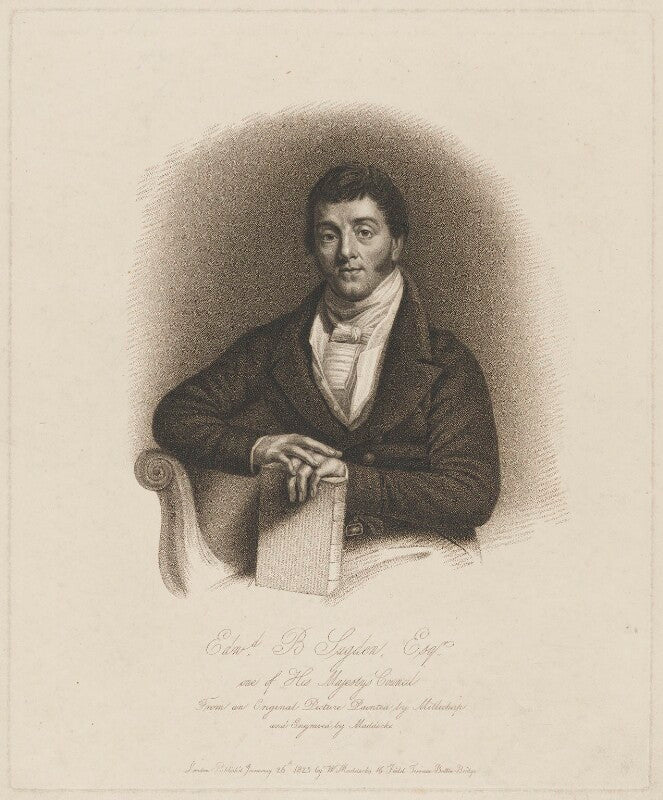 Edward burtenshaw sugden, 1st baron st leonards npg d40902