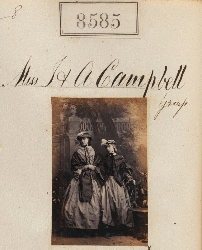 Miss i. campbell; miss a. campbell npg ax58408