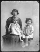 Hon. (Clementina) Gwendolen St Aubyn; John St Aubyn, 4th Baron St Levan; Jessica Koppel (née St Aubyn) NPG x75197