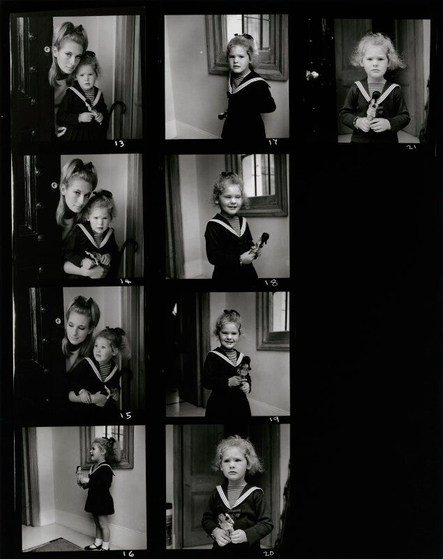 Nicolette, marchioness of londonderry with her daughter npg x195318