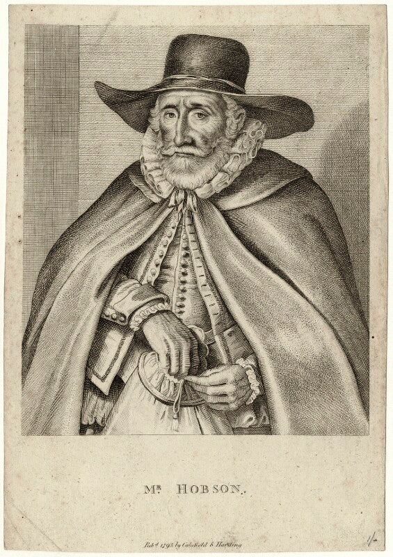 Thomas hobson npg d28490