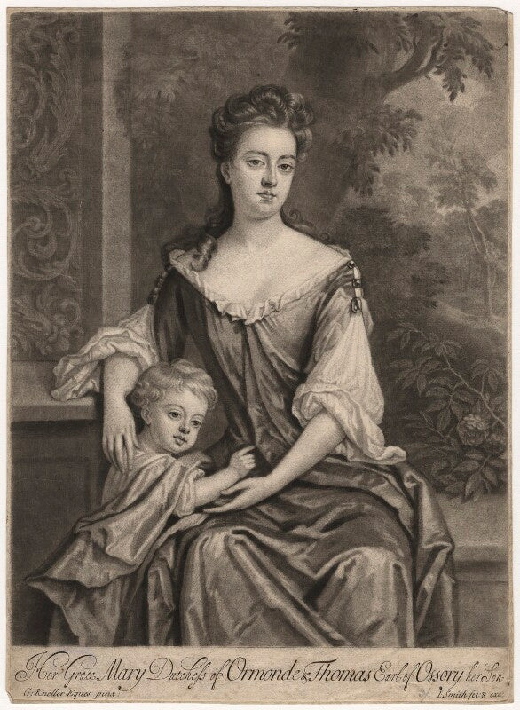 Mary butler (née somerset), duchess of ormonde and her son thomas, earl of ossory npg d5730