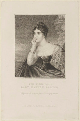 Lady Hannah Althea Ellice (née Grey) NPG D15703