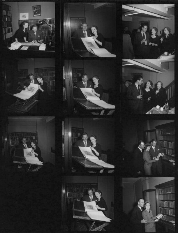 Party in bookshop npg x195562