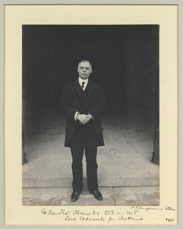 Thomas shaw, 1st baron craigmyle npg x35067