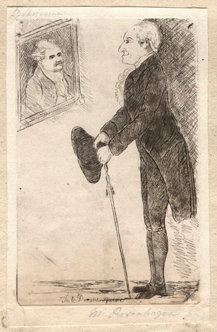 'In te Domine speravi' (Philip Rosenhagen; William Petty, 1st Marquess of Lansdowne (Lord Shelburne) (in portrait)) NPG D9931