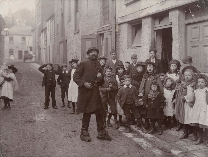 'my father's got three little piggies' (albert john dymond) npg x198811