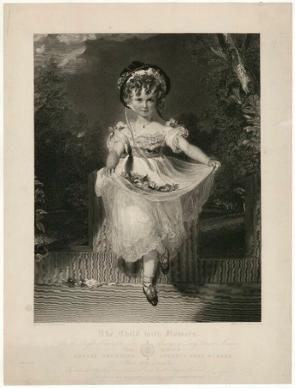 Louisa georgiana augusta anne boyce (née murray) ('the child with flowers') npg d32028
