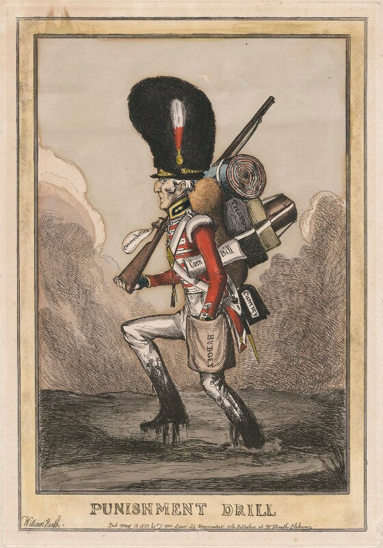 Arthur wellesley, 1st duke of wellington ('punishment drill') npg d48816