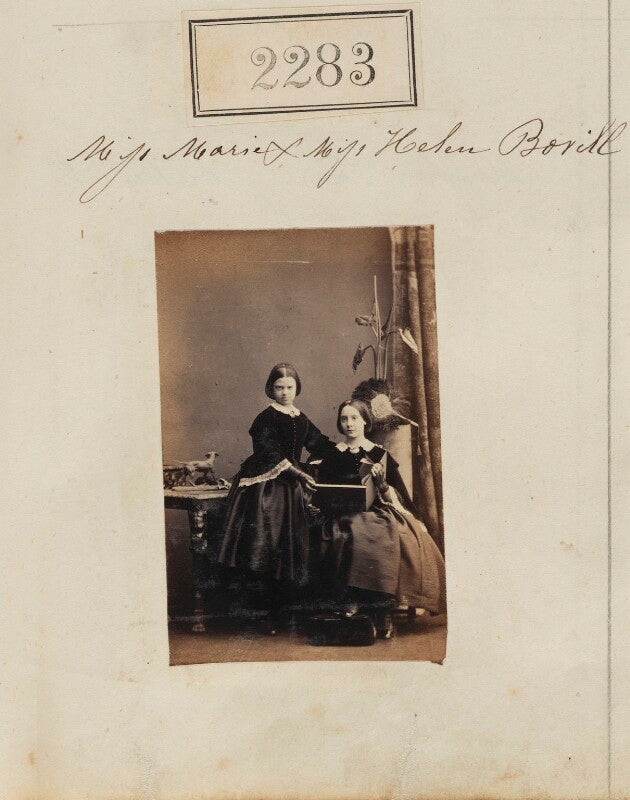 Helen sim (née bovill); mary bovill npg ax51671