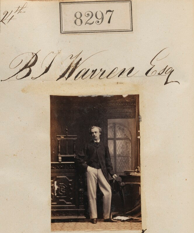 B.j. warren (or b.i. warren) npg ax58116