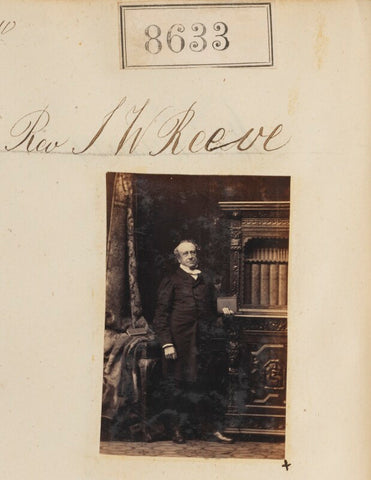 John William Reeve ('Rev. J.W. Reeve') NPG Ax58456