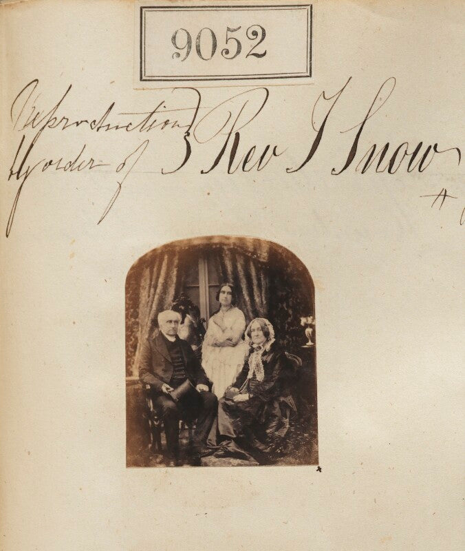 'reproduction by order of rev. t snow [a]' npg ax58875