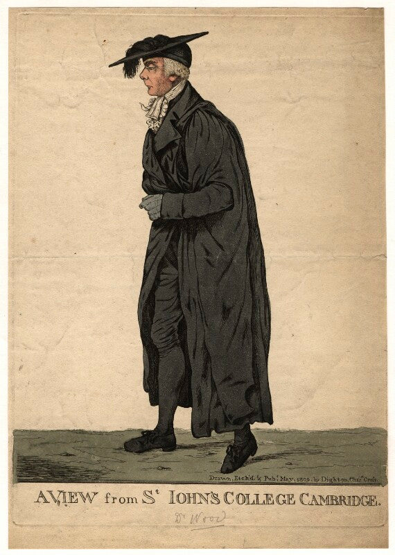 James wood ('a view from st john's college, cambridge') npg d13467