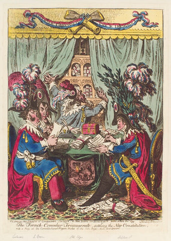 'The French-Consular-Triumverate, settl'ing the new constitution' NPG D12719