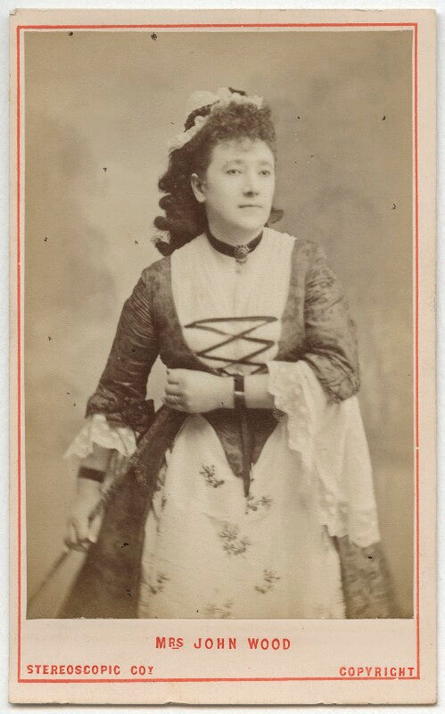 Mrs john wood (matilda charlotte vining) as philippa chester in 'the wandering heir' npg ax28486