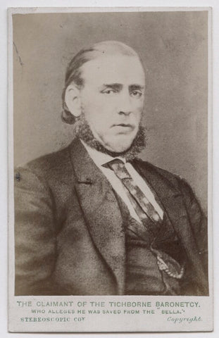 'The Claimant of the Tichborne Baronetcy' (Arthur Orton) NPG Ax39931