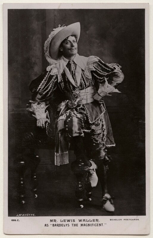 Lewis waller (william waller lewis) as marcel de st pol, marquis de bardelys in 'bardelys the magnificent' npg x197857