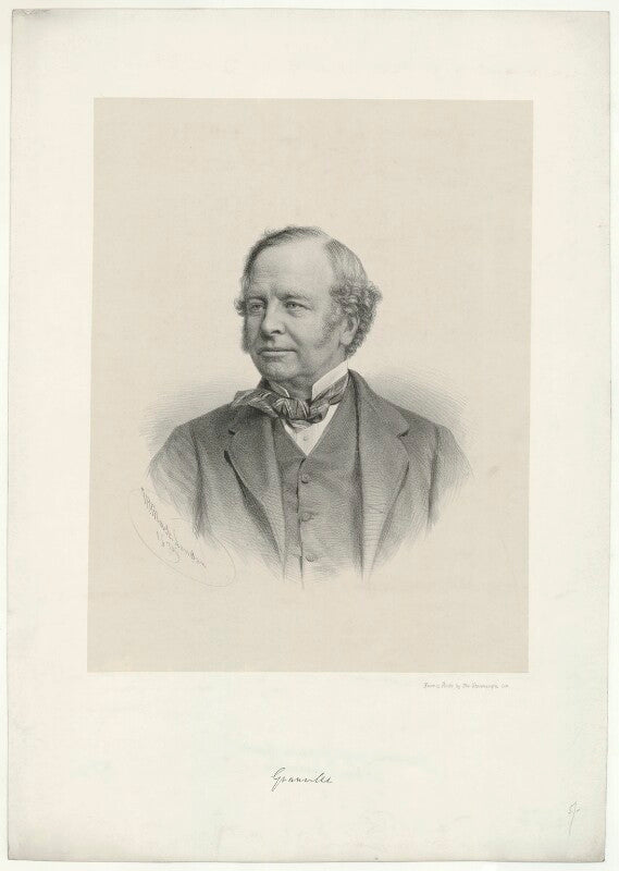 Granville george leveson gower, 2nd earl granville npg d34795