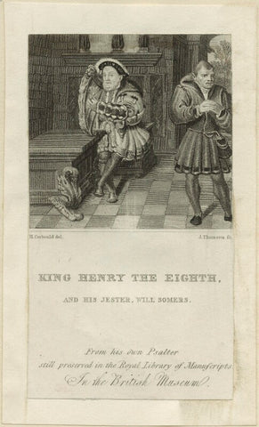 King Henry VIII and William Somer (Sommers) NPG D24164