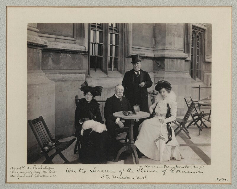 'on the terrace of the house of commons' npg x135487