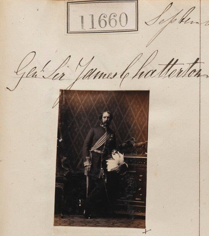 Sir james charles chatterton, 3rd bt npg ax61343