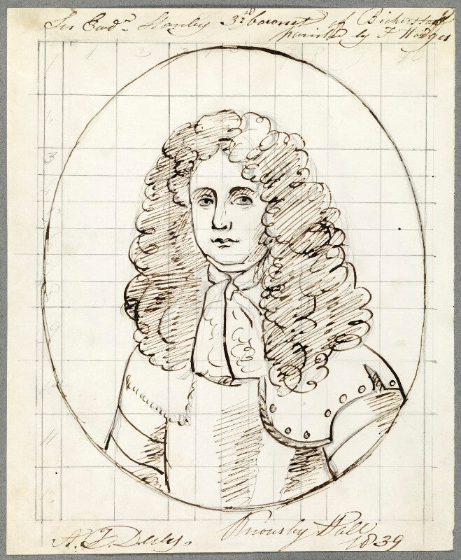Sir edward stanley, 3rd bt of bickerstaffe npg d23105