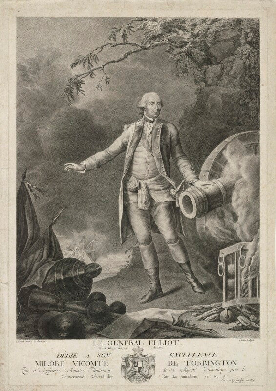 George augustus eliott, 1st baron heathfield ('le général elliot') npg d35662